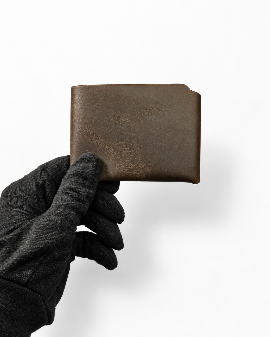 100% Genuine Leather Slim Bifold Wallet for Men – Minimalist Card & Cash Holder