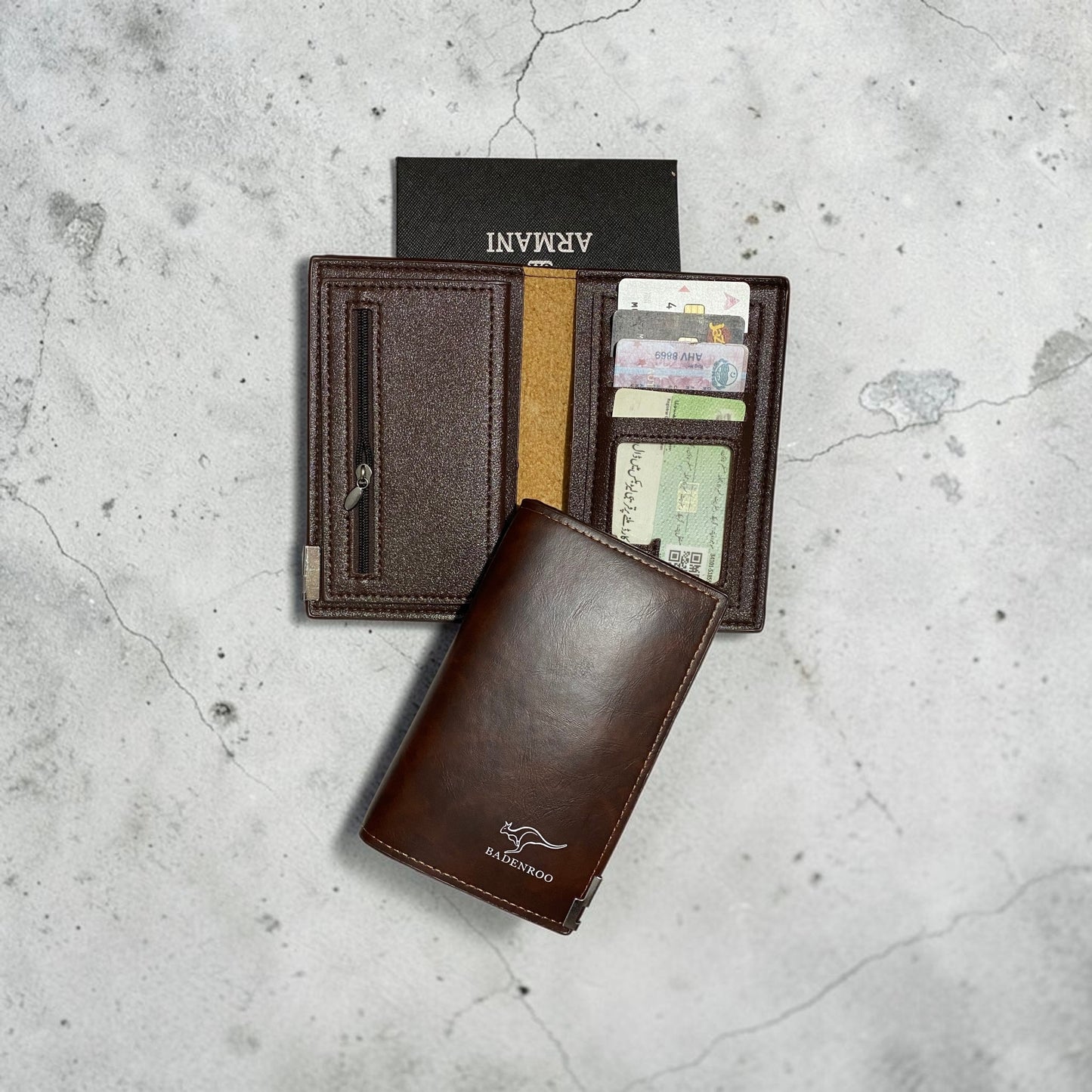 Premium Compact Long Leather Wallet