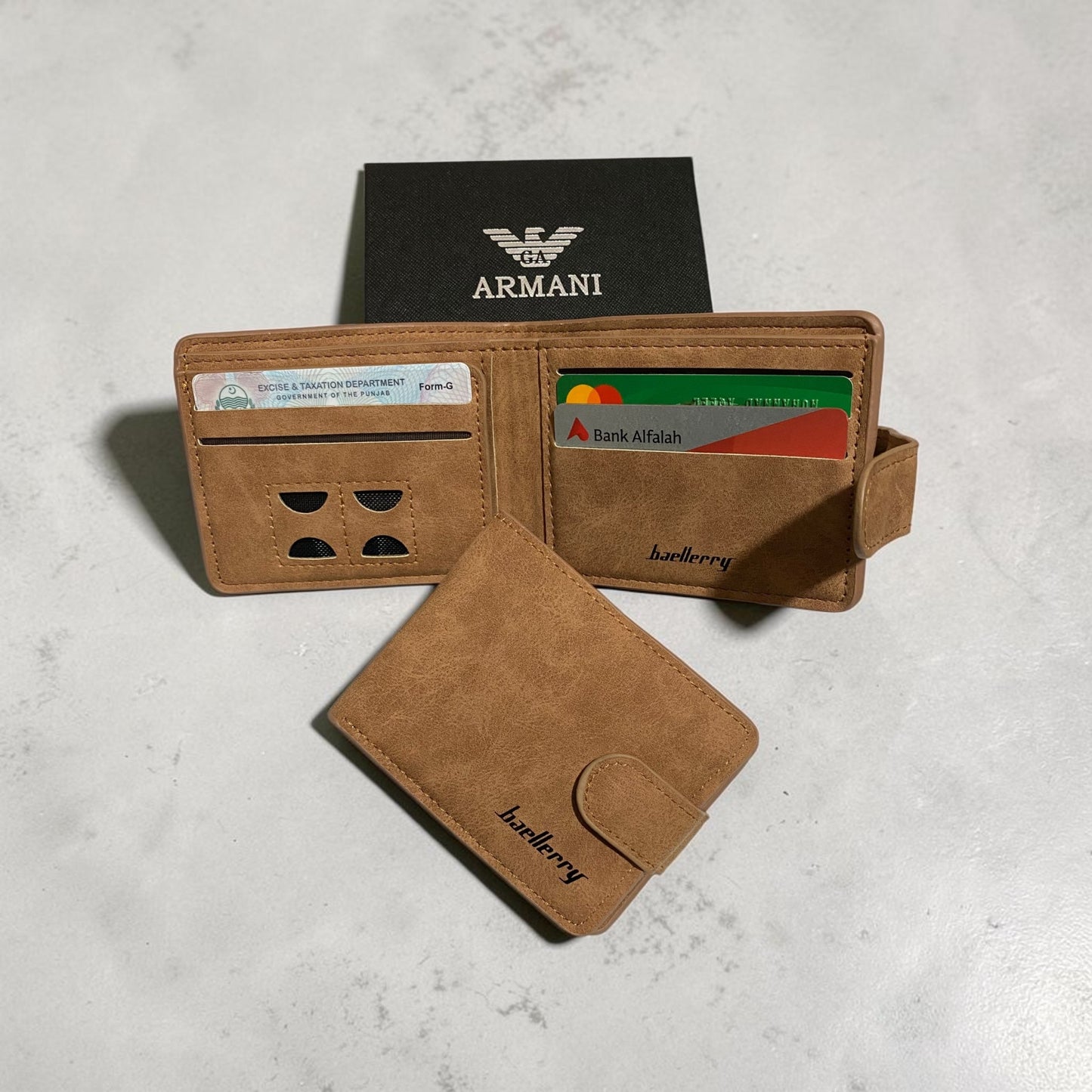 Premium Tan Leather Wallet