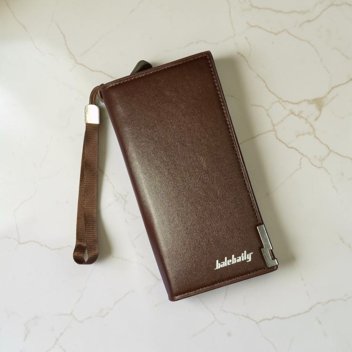 Balebaily Premium Long Leather Wallet for Men And Women – Multi-Slot Card Holder with Mobile & Zipper Pocket