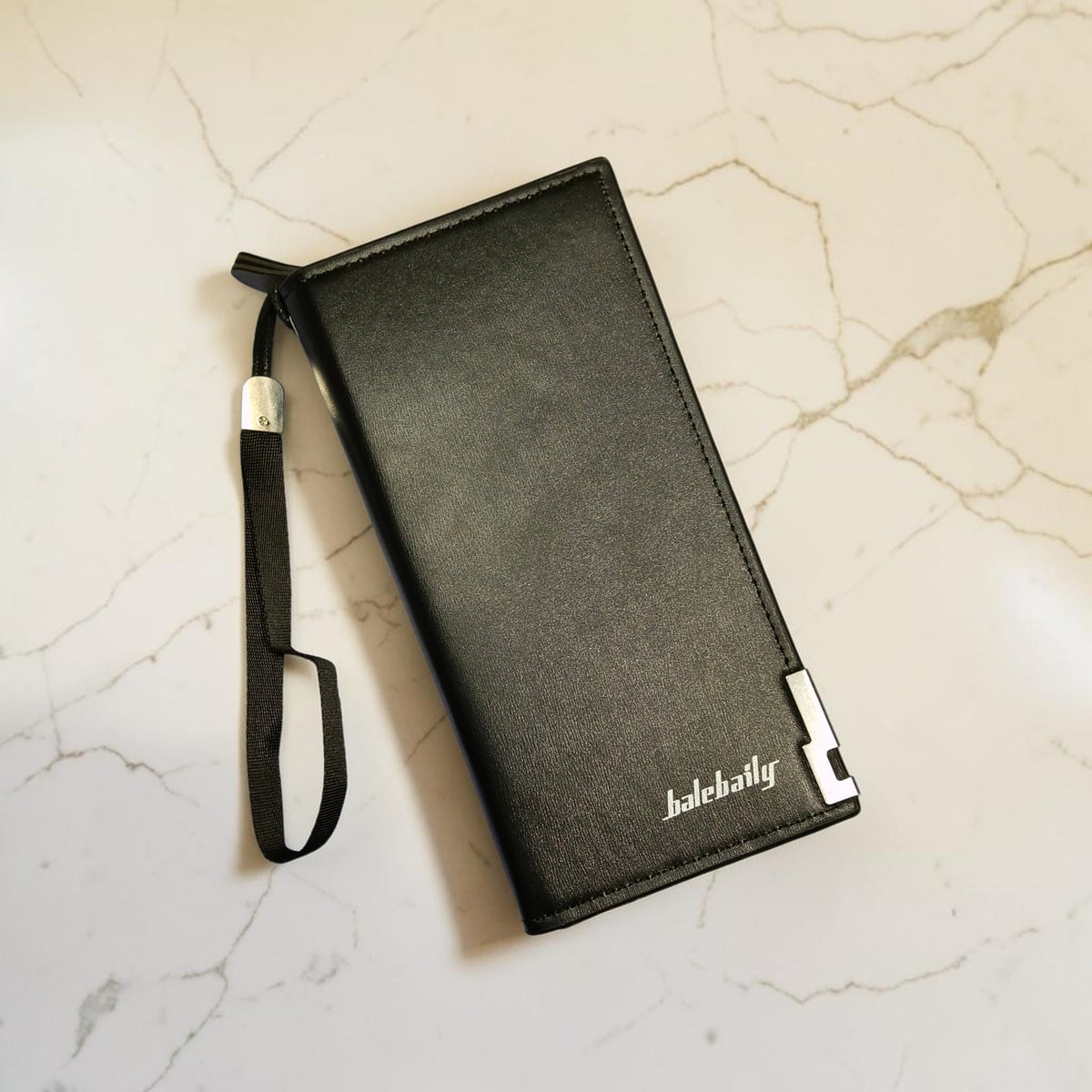 Balebaily Premium Long Leather Wallet for Men And Women – Multi-Slot Card Holder with Mobile & Zipper Pocket