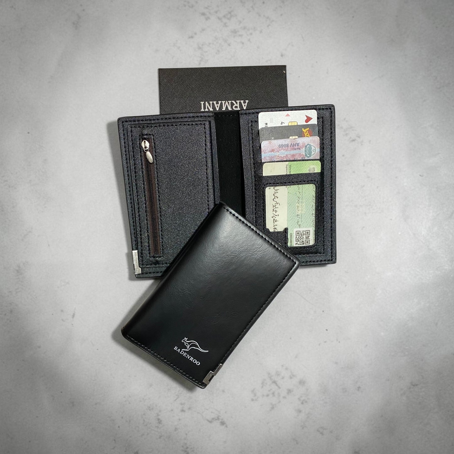 Premium Compact Long Leather Wallet