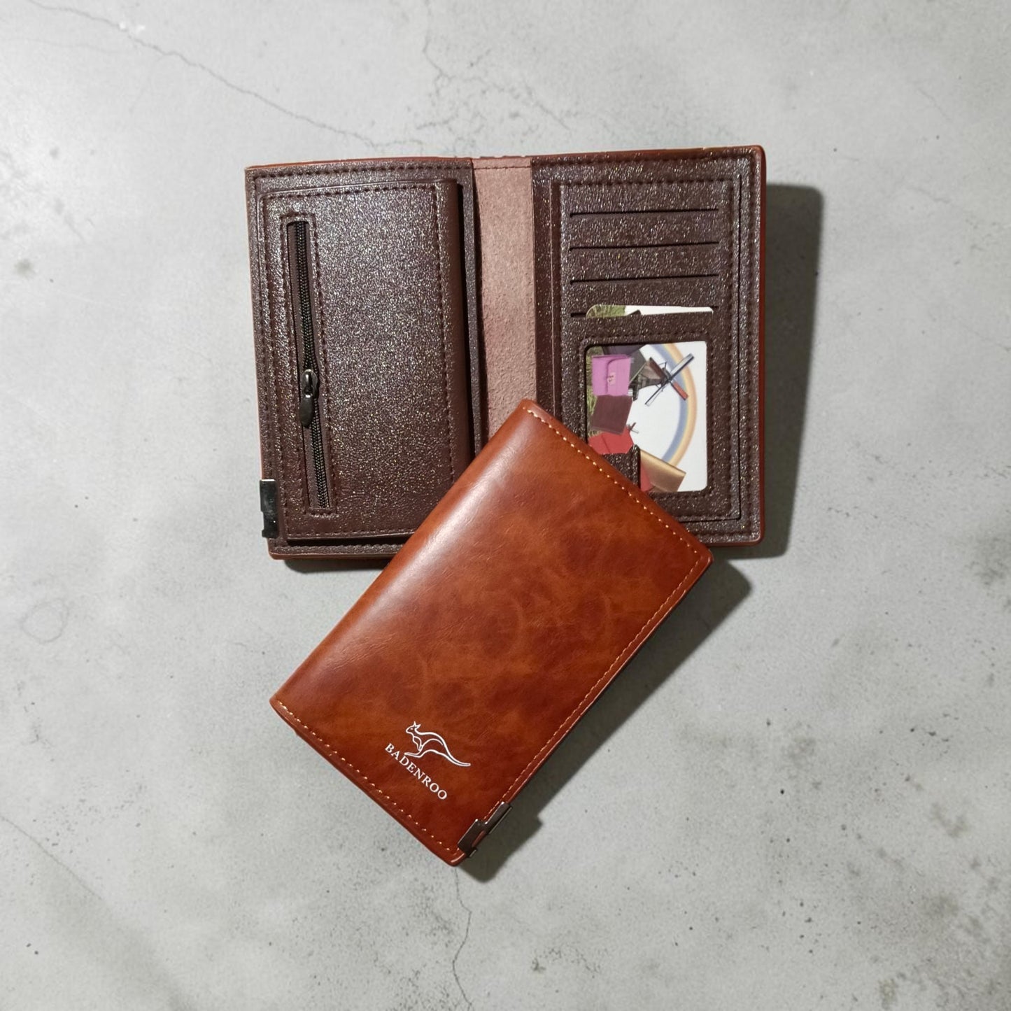 Premium Compact Long Leather Wallet