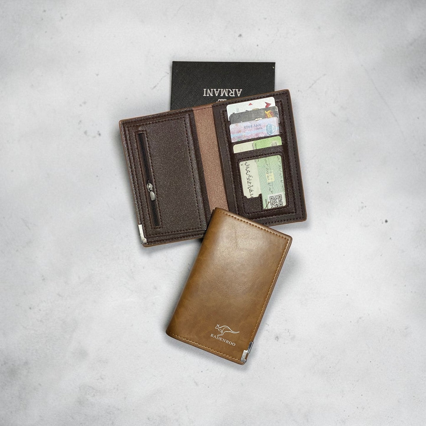 Premium Compact Long Leather Wallet